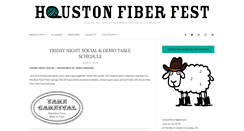 Desktop Screenshot of houstonfiberfest.com